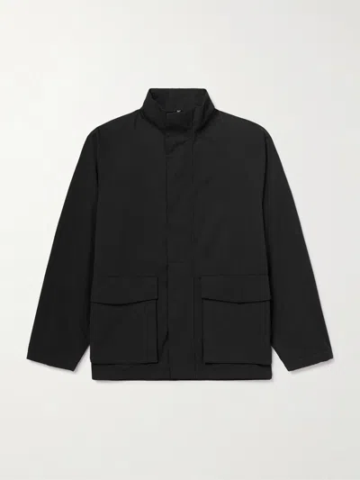 Nn07 Rafael 80035 Cotton-blend Shell Jacket In Black