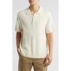 Nn07 Randy Jacquard Cotton Polo In Sand