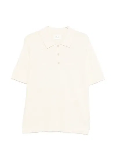 Nn07 Randy Textured Polo Shirt In Neutral
