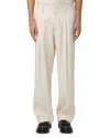 Nn07 Kay Pleated Linen Trousers Ivory In Ivory