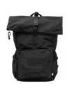 Nn07 Roll-top Ripstop Backpack In Black