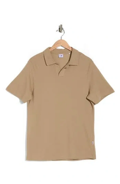 Nn07 Ross Short Sleeve Polo Shirt In Greige