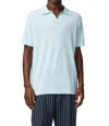 Nn07 Ryan Short Sleeve Polo In Winter Sky In Blue