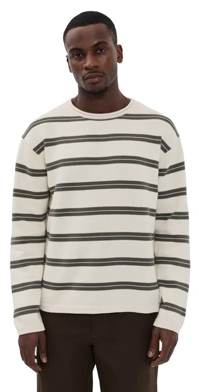 Nn07 Sailor Crew Sweater Ivory In Multi