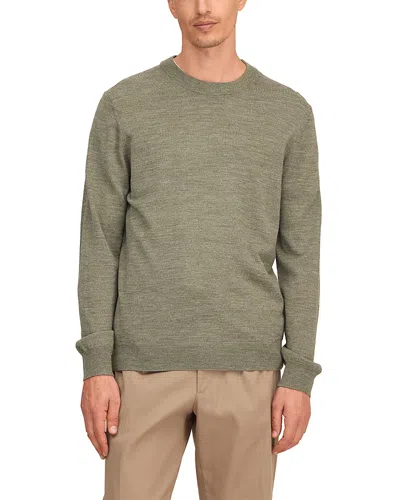 Nn07 Serge Crewneck Ribbed Sweater In Green