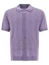 Nn07 Wool-blend Thor Polo Sweater In Purple