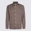 Nn07 Shirts Wine Check In Gray