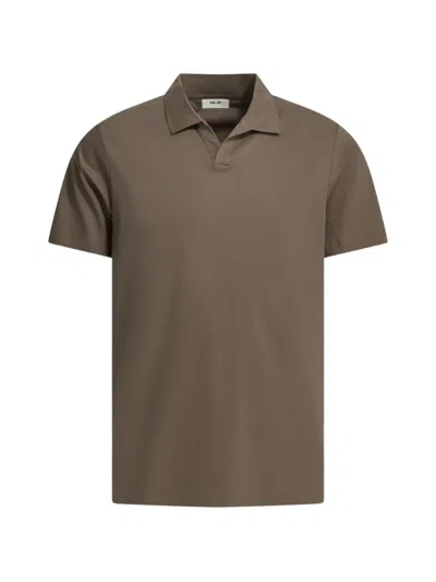 Nn07 Short-sleeve Polo Shirt In Brown