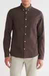 Nn07 Sixten Solid Sport Shirt In Sand