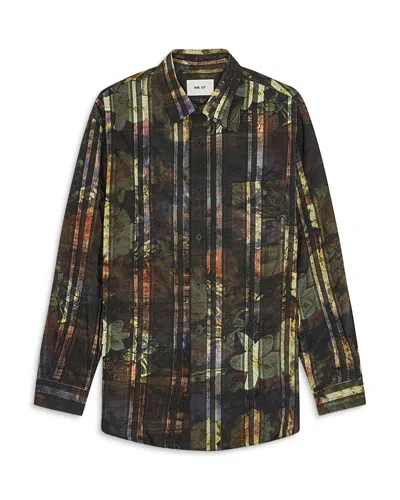 Nn07 Skyler Printed Button Front Shirt In Multi