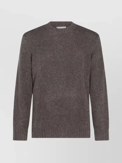 NN07 SOFT TEXTURED CREWNECK SWEATER WITH RIBBED CUFFS