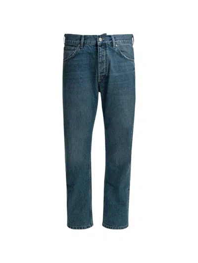 Nn07 Sonny Logo-patch Jeans In Blue