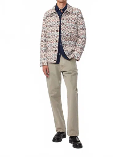 Nn07 Sonny Relaxed Straight Leg Jeans In Khaki Stone In Multi