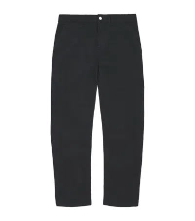 Nn07 Nn.07 Stretch-organic Cotton Aden Chinos In Blue