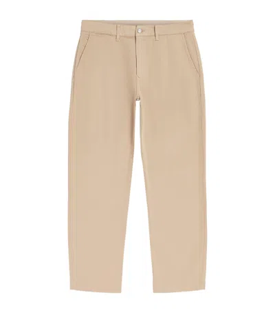 Nn07 Nn.07 Stretch-organic Cotton Aden Chinos In Neutral