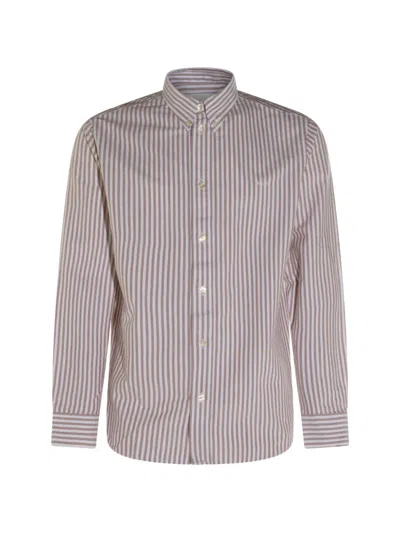 Nn07 Striped Shirt In White