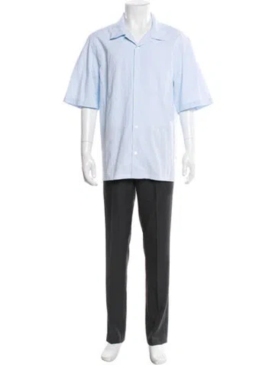 Pre-owned Nn07 Striped Short Sleeve Shirt In Blue