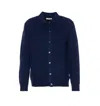 Nn07 V-neck Long Sleeve Knitwear Embroidery In Blue