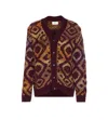 Nn07 V-neck Long Sleeve Knitwear Embroidered Detail In Multi