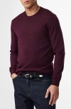 Nn07 Ted 6605 Wool Sweater In Burgundy