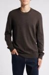 Nn07 Ted 6605 Wool Sweater In Demitasse