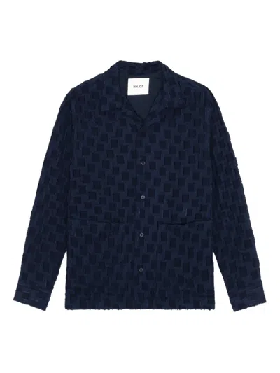 Nn07 Textured-pattern Shirt