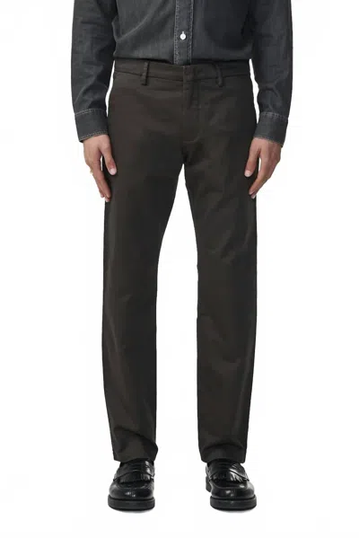 Nn07 Theo Chino Straight Pants In Dark Army In Green