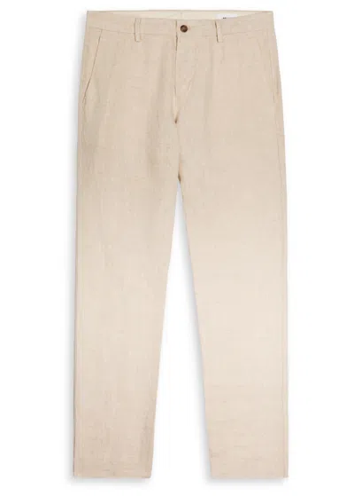 Nn07 Theo Linen Trousers In Pink