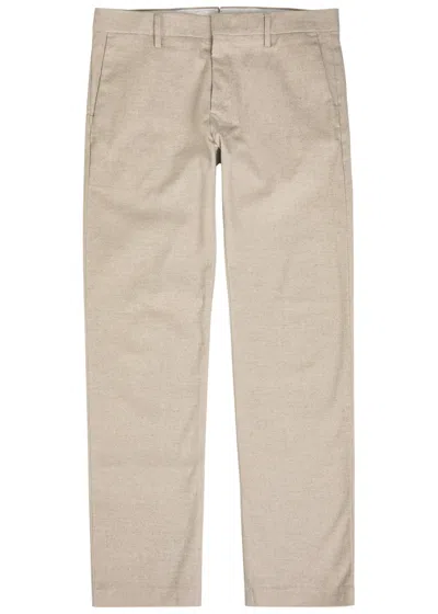 Nn07 Theo Straight-leg Woven Trousers In Neutral