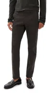 Nn07 Theo Tailored Chino Pants Dark Army In Black