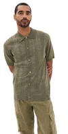 Nn07 Thor Button Down Sweater Polo Capers In Capers