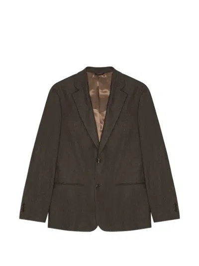 Nn07 Timo Single-breasted Blazer In Brown