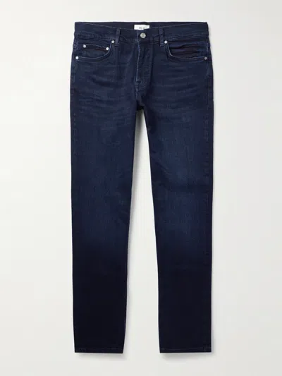 Nn07 Tony 1869 Slim-fit Straight-leg Organic Jeans In Blue