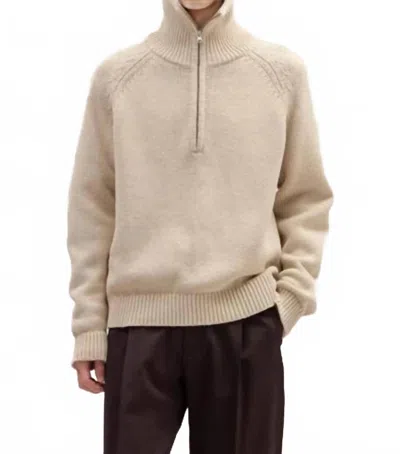 Nn07 Tristian Sweater In Desert Khaki In Neutral