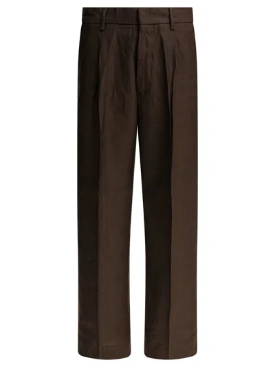 Nn07 Trousers In Brown