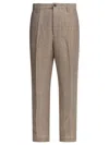 Nn07 Wool Brown Trousers In Neutral