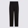 Nn07 Trousers Brown Stripe In Black
