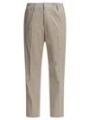 Nn07 Wool Brown Trousers In Neutral
