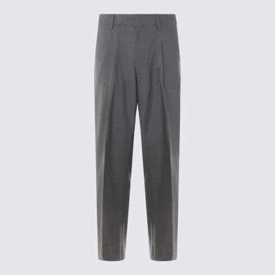 Nn07 Trousers Light Grey Melange In Gray