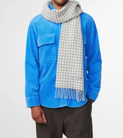 Nn07 Two 9007 Wool Scarf In Ecru Multi