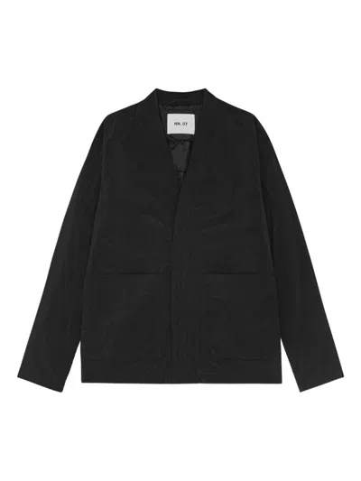 Nn07 V-neck Blazer In Black