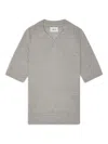 Nn07 V-neck Short-sleeve T-shirt In Gray