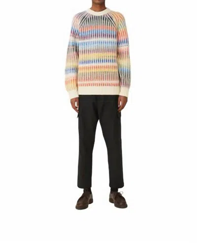 Nn07 Viggo Raglan Crew Sweater In Bright Multi