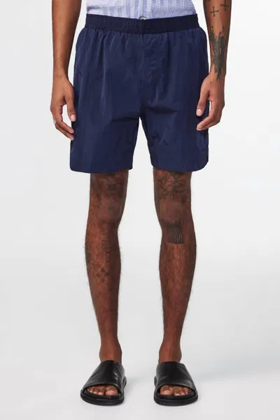 Nn07 Warren Swim Shorts In Navy Blue In Multi