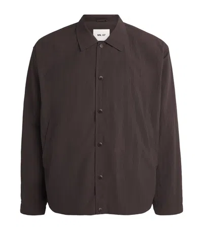 Nn07 Nn.07 Water-repellent Fenton 80039 Shacket In Brown