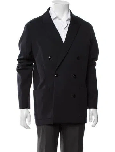 Pre-owned Nn07 Wool Blazer In Blue
