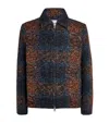 Nn07 Collared Jacket With Textured Fabric And Pockets In Multi