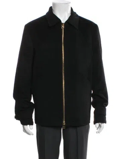 Pre-owned Nn07 Wool Bomber Jacket In Gray