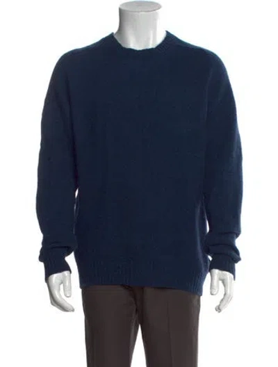 Pre-owned Nn07 Wool Crew Neck Pullover In Blue