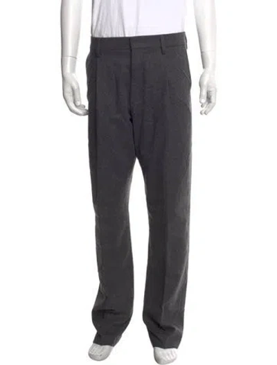 Pre-owned Nn07 Wool Dress Pants In Grey